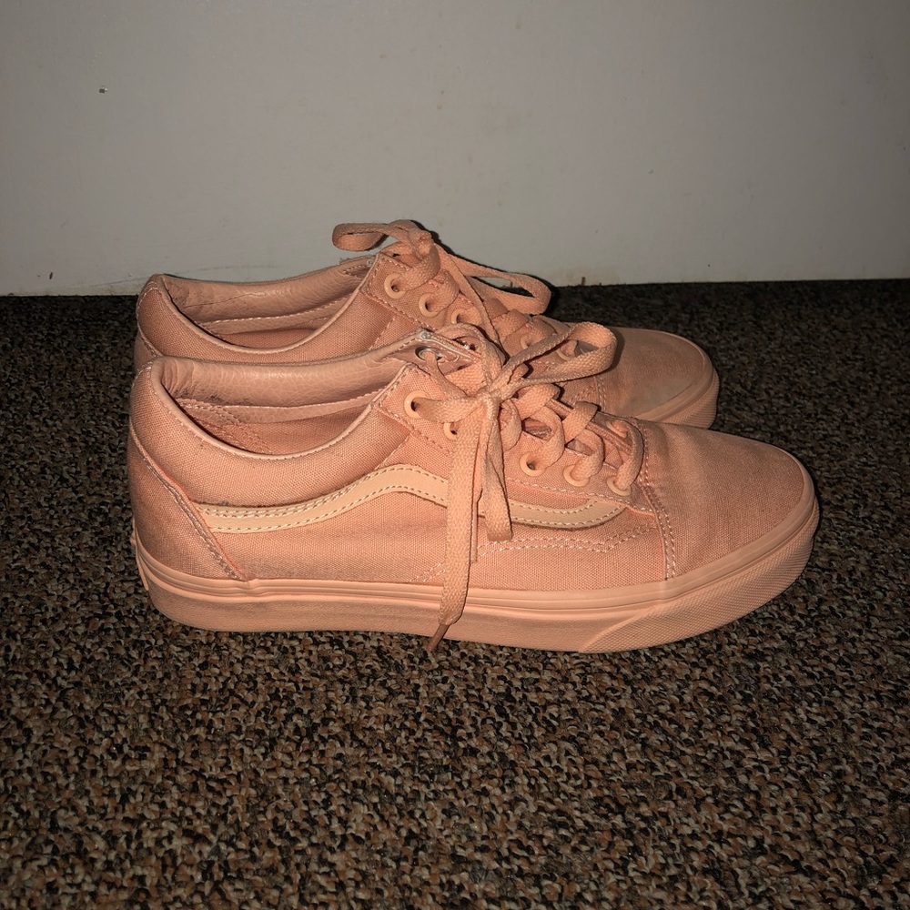 Peach Old Skool Vans